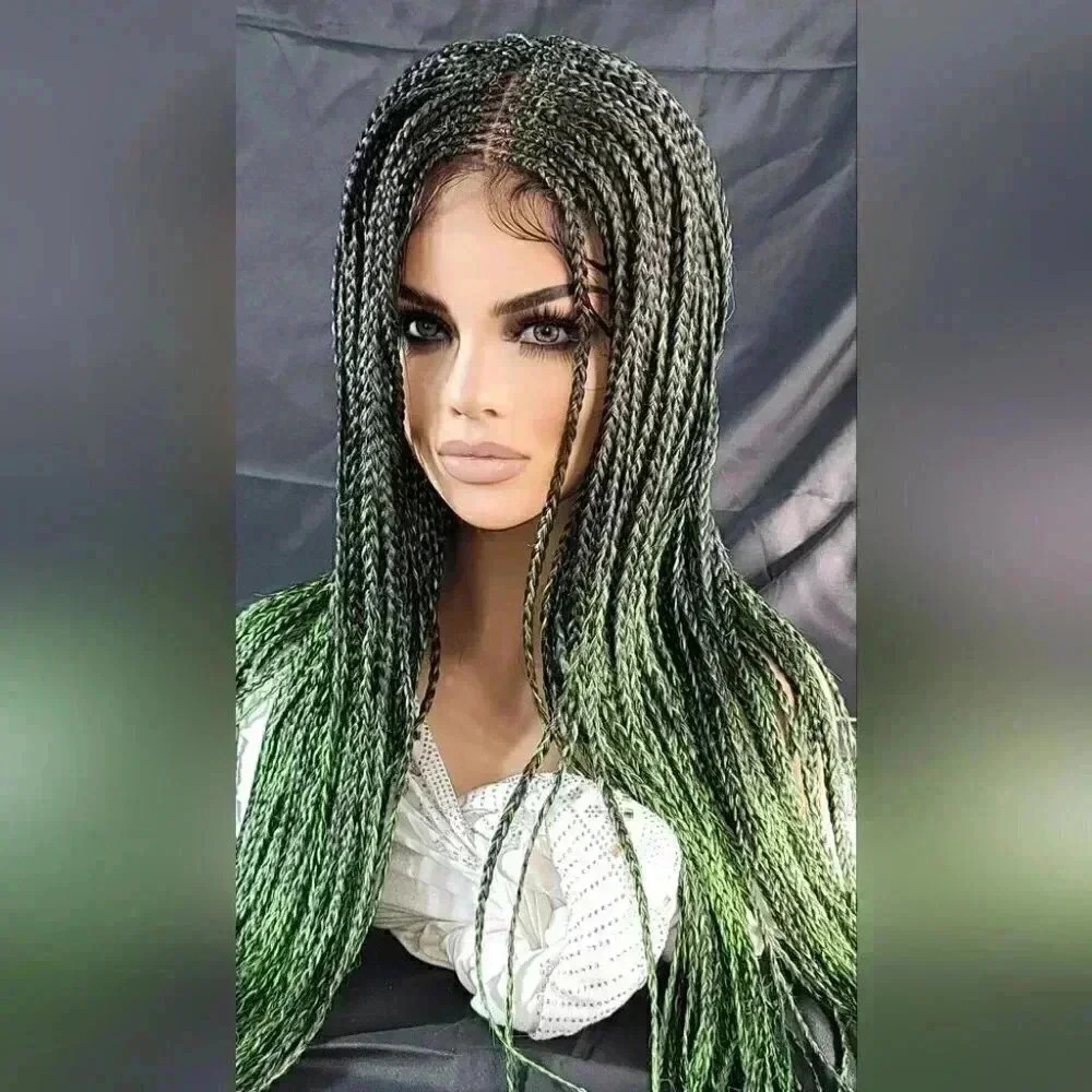 Braided wig 100% handmade, ombre wig, NWT exotic colors absolutely beautiful